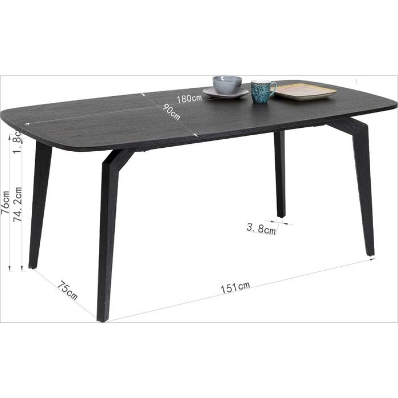 Table Milano 180x90